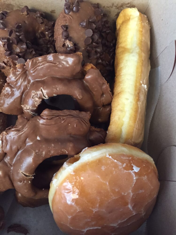 Chocolate cake donut